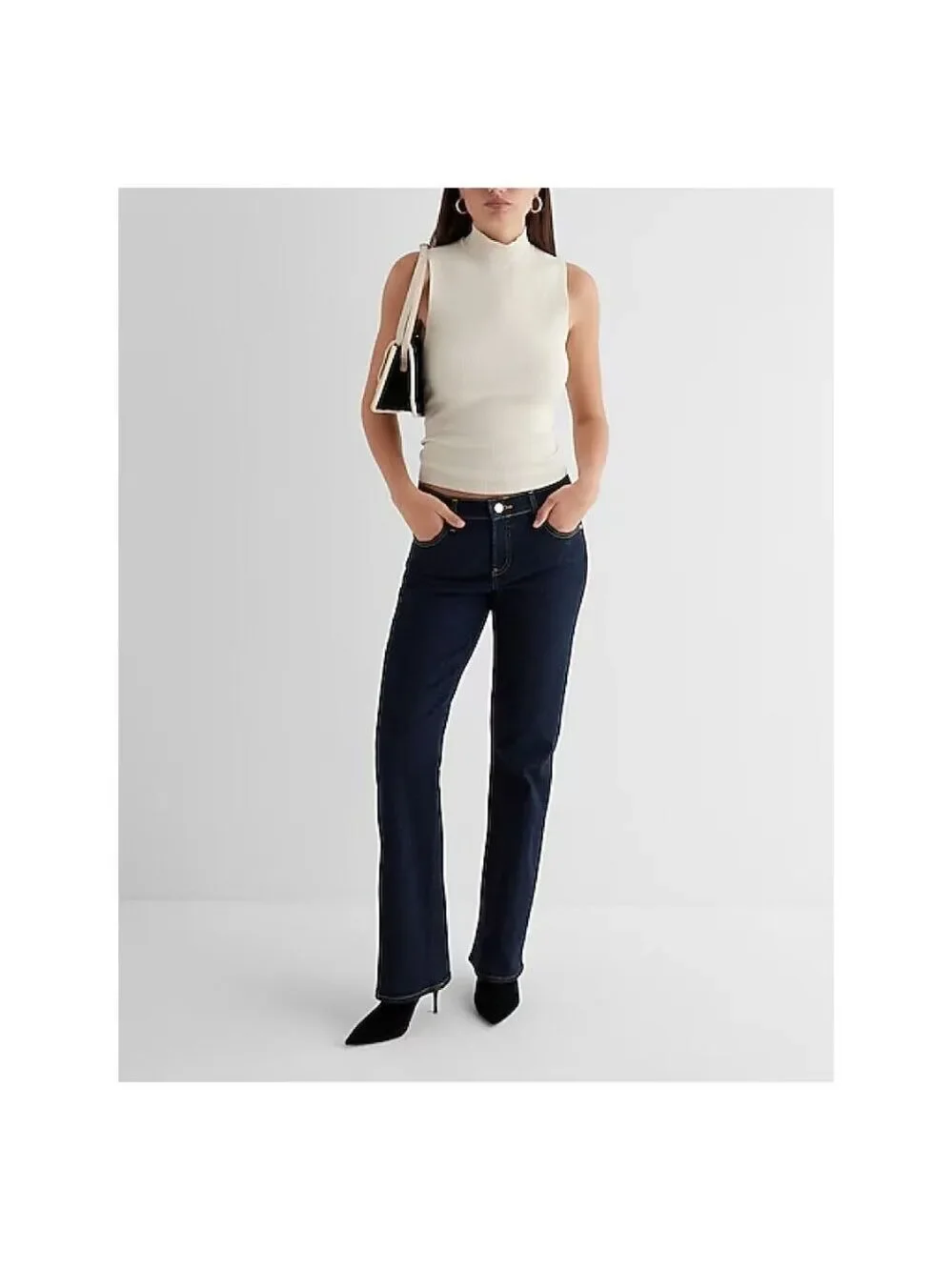 Express Women's Bootcut Jeans Medium Wash Denim 4 NWT